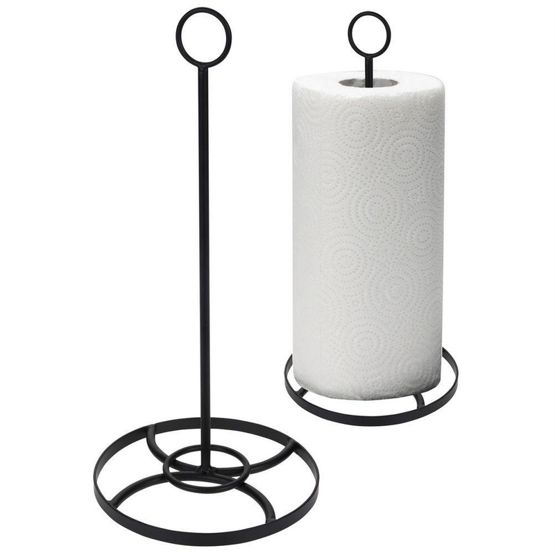 ORION Stand for paper towels METAL BLACK handle for paper towel