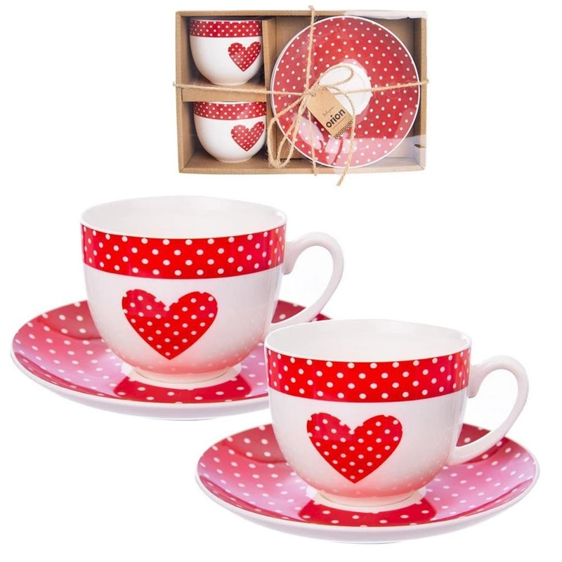 ORION Teacup with saucer 280 ml 2 pcs FOR GIFT