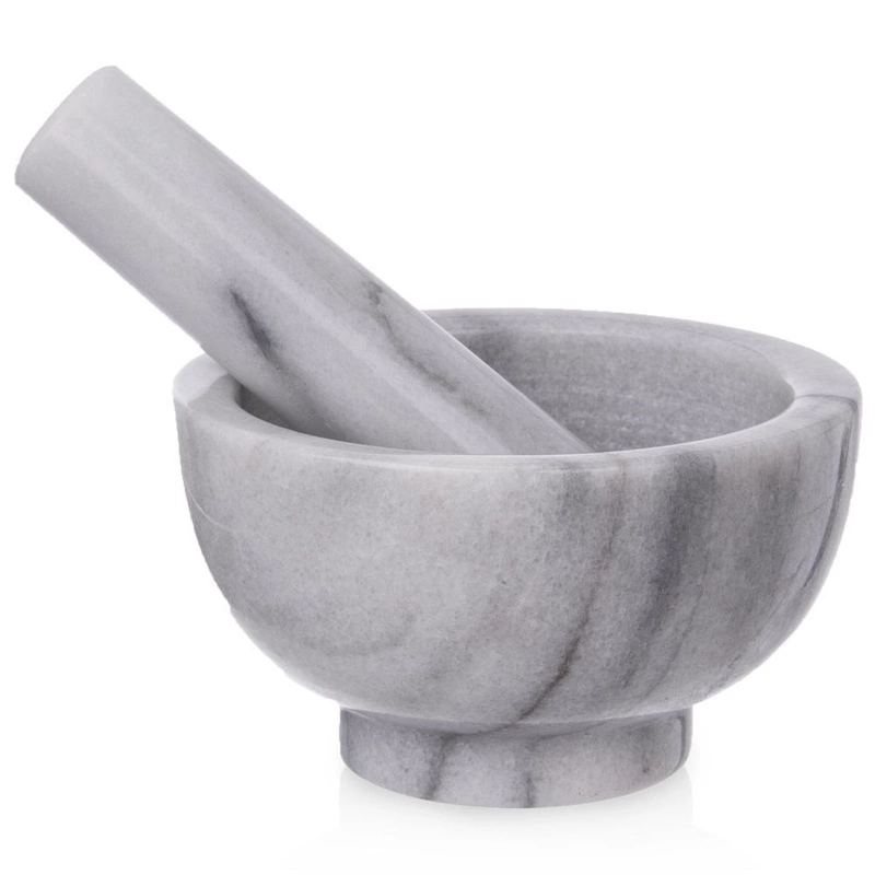 ORION Marbled mortar with pestle for spices