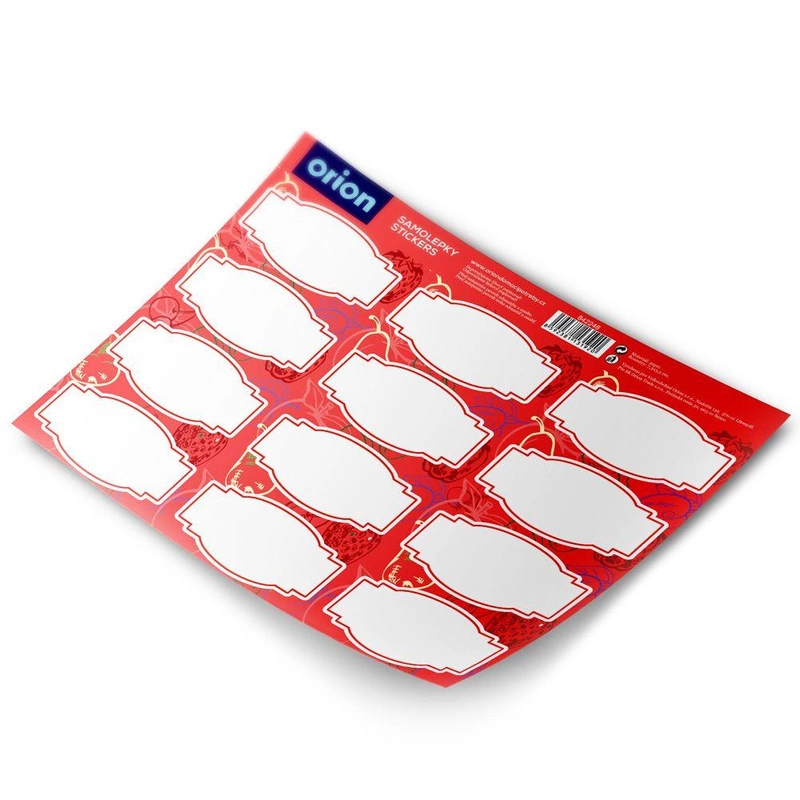 Klebeetiketten Selbstklebende Sticker Aufkleber für Einmachgläser 12 Stück
