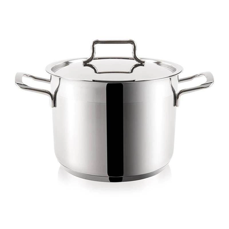 ORION Steel pot with lid 18/10 PREMIUM 4,6L