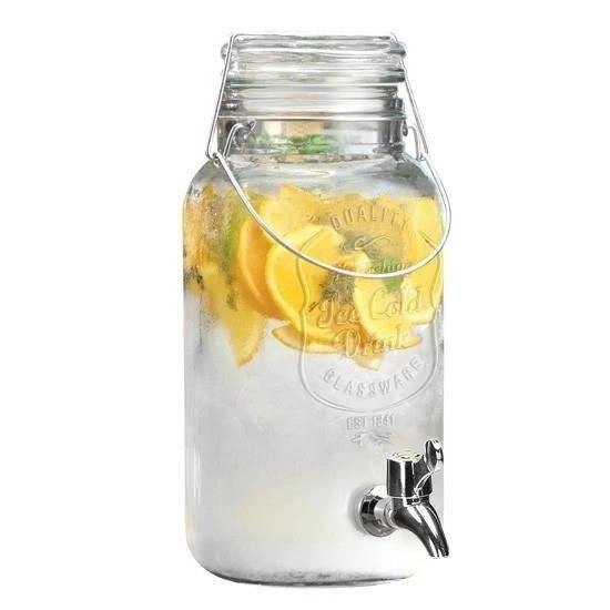 ORION Jar / jar with tap for drinks 4L