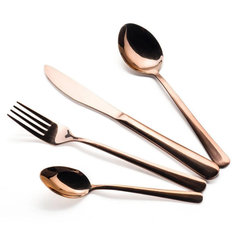 ORION Set of cutlery 16 elements modern COPPERY