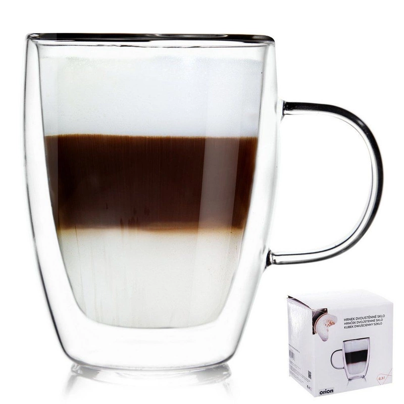 Teeglas Kaffeeglas Doppelwandig Gläser Thermoglas für Kaffee Tee 300 ml