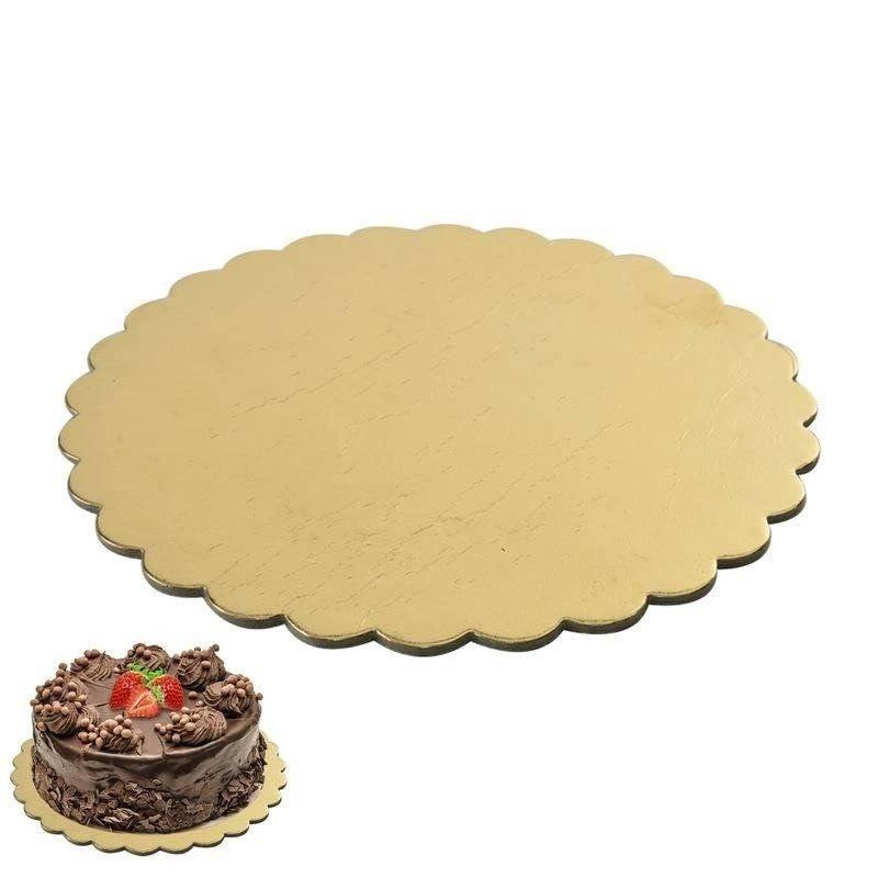ORION Tray for torte cake cardboard GOLD