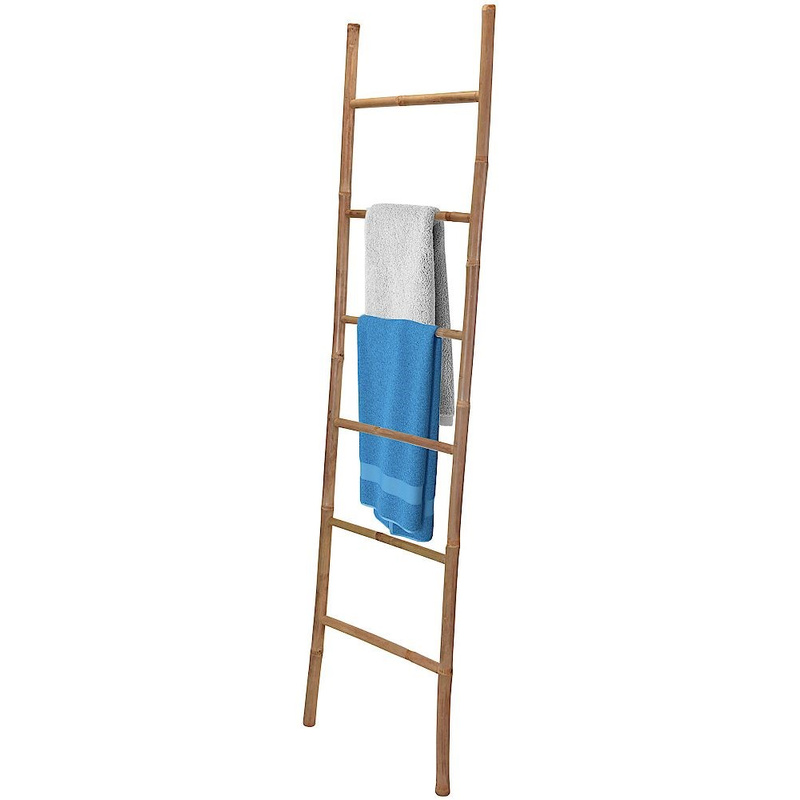Drabina bambusowa wieszak łazienkowy stojak na ręczniki ubrania 190x50 cm
